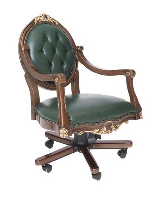 Chefsessel Stuhl Drehstuhl Chesterfield Schreibtischstuhl Rollstuhl Bürosessel