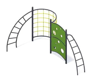 Aktivplatz Spielplatz Hängeübergänge Seilstangen Kletterstangen Greifstangen