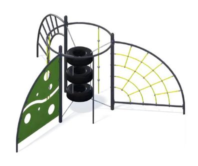Spielplatz Greifstangen Übungsplattform Hängeübergängeseilstangen Kletterstangen
