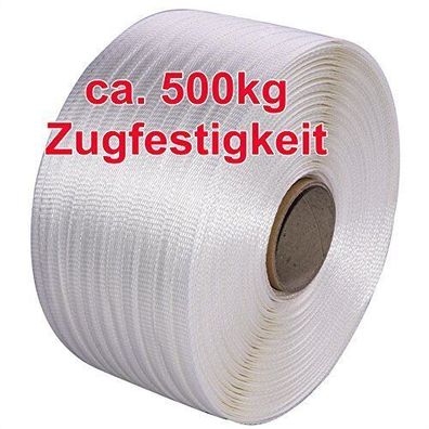 2 Rollen: 16mm Textilband - hochfest gewebt ca. 500kg Zugfestigkeit 850m pro Rol