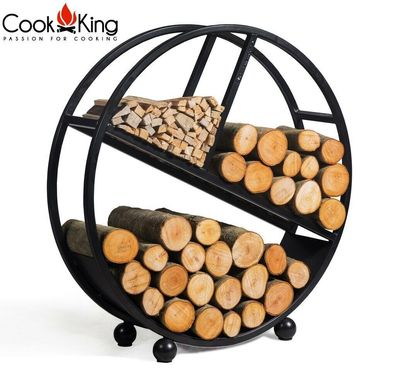 Kamin Rundregal Kaminholzregal Brennholzregal Kaminholz Holzregal * Ø 80cm