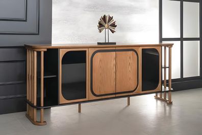 Sideboard Kommode Schrank Konsole Anrichte Büromöbel Büro Einrichtung Holz Neu