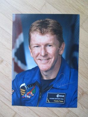 ESA Astronaut Tim Timothy Peake - handsigniertes Autogramm auf größerem Foto!!!