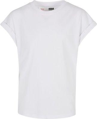 Urban Classics Mädchen T-Shirt Girls Organic Extended Shoulder Tee 2-Pack