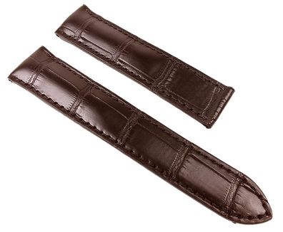 Maurice Lacroix Louisiana Uhrenarmband braun Kroko-Leder für Pontos