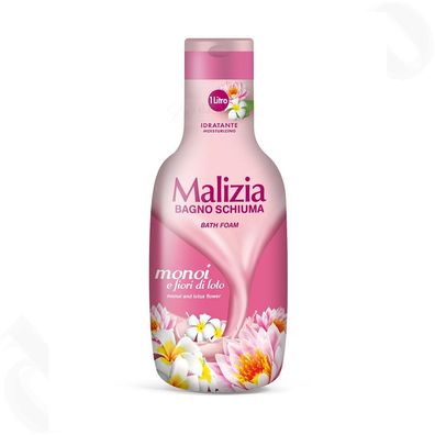 Malizia MONOI & Fior di Loto Badeschaum 1000ml Lotusblüte