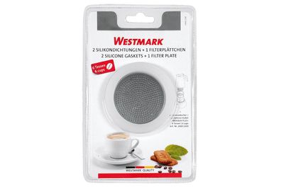 Westmark 2 Silikondichtringe und 1 Filterplättchen für Espressokocher Brasilia