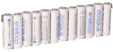 eneloop Akkupack 14,4V/2000mAh F1x12 Reihe mit Lötfahne Eneloop AA