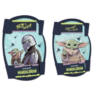 Disney Knie- und Ellenbogen-Protektoren "MANDALORIAN", Kids-Junior, Gr.: S