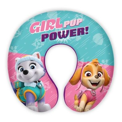 Kinder Nackenkissen "Paw Patrol Girls", Pink/Türkis, Sky&Everest