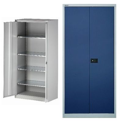 Flügeltürenschrank Universal für 5 OH • T 500 mm • Bisley HC782S4G-505