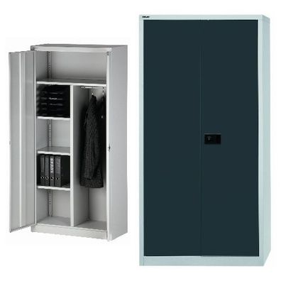 Flügeltürenschrank Universal mit Garderobeneinsatz • Bisley E782AAG-525