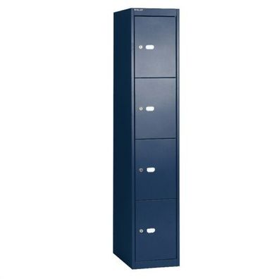 Office Schließfachschrank • Einzel-Spind • Tiefe 457 mm • Bisley CLK184-639