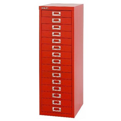 MultiDrawer™ Schubladenschrank • 15 Schübe á Höhe 51 mm • Bisley L3915670