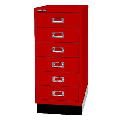 MultiDrawer™ Schubladenschrank • 6 Schübe á Höhe 87 mm • Bisley L296S-670