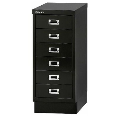 MultiDrawer™ Schubladenschrank • 6 Schübe á Höhe 87 mm • Bisley L296S-633