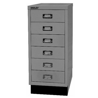 MultiDrawer™ Schubladenschrank • 6 Schübe á Höhe 87 mm • Bisley L296S-355