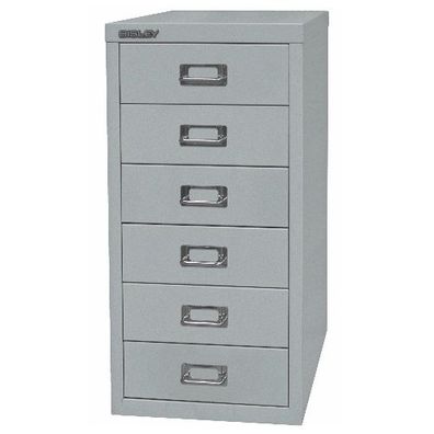 MultiDrawer™ Schubladenschrank • 6 Schübe á Höhe 87 mm • Bisley L296-355