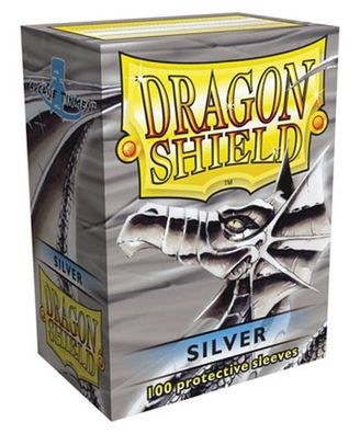 Dragon Shield Kartenhüllen 63 x 88mm Sleeves Silver (100)