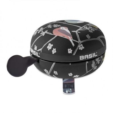 Basil Ding-Dong Fahrradglocke Wanderlust charcoal XXL Ø80mm