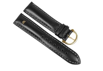 Maurice Lacroix Galant Uhrenarmband Kalbsleder schwarz 25203G