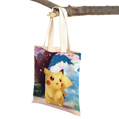 Pokemon Beutel Tasche Pikachu 3D Motiv Jute Tüte