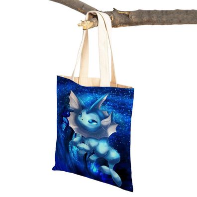 Pokemon Beutel Tasche Aquana 3D Motiv Jute Tüte