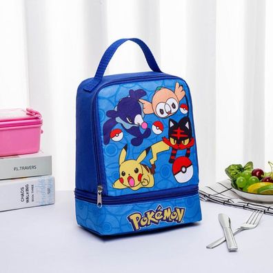 Pokemon Tasche Pikachu Flamiau Bauz Lunch-Rucksack für Essen und Getr?nke