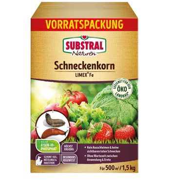 SUBSTRAL® Naturen® Schneckenkorn Limex® Fe, 1,5 kg