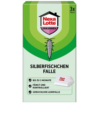 NEXA LOTTE® Silberfischchen Falle, 3 Stück