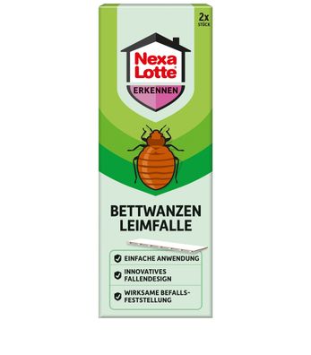 NEXA LOTTE® Bettwanzen Leimfalle, 2 Stück