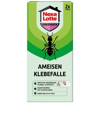 NEXA LOTTE® Ameisen Klebefalle, 2 Stück