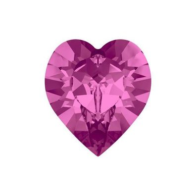 Swarovski® Fancy Vintage Love Heart Fuchsia 11mm