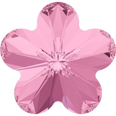 Swarovski® Fancy Crystal Flower Light Rose 10mm