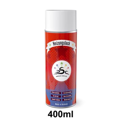 Heizkörperlack Spray Seidengrau 400 ml RAL 7044