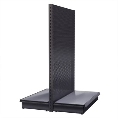 Brooklyn | Gondel Mittelraumregal | B100xH165cm | Komplett Set | Mittelraumregal, Ve
