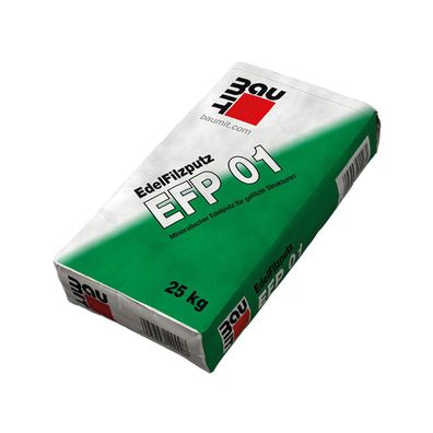 BAUMIT Edelfilzputz EFP 01 Strukturkorn Kalkstein, Körnung 0-1mm 25 kg