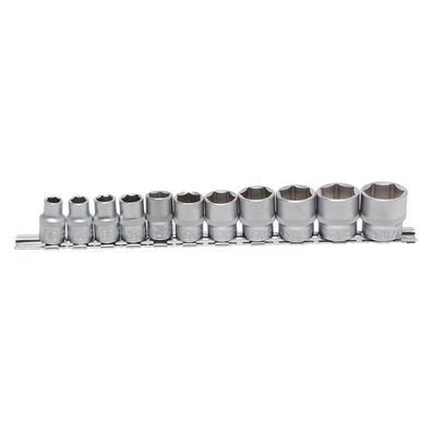BGS-9110 | Steckschlüssel-Einsatz-Set, 10 (3/8), 6-kant, in ZOLL, 5/16 - 7/8 mm,