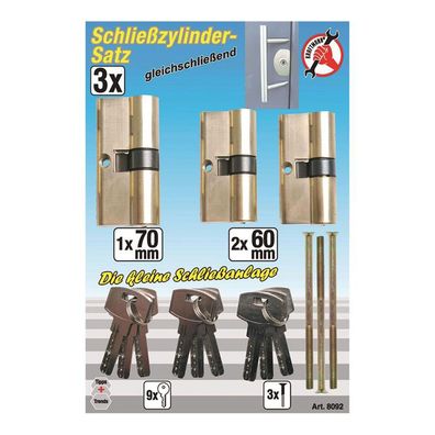 BGS-8092 I Profilzylinder-Satz, gleichschließend