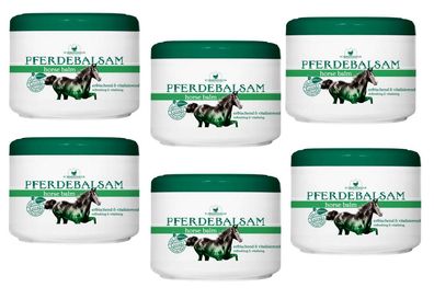 Herbamedicus Pferdebalsam erfrischend Kühlt entspann, 6x 500ml