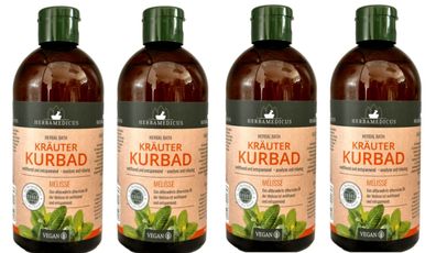 Herbamedicus Kräuterbad Kurbad Melisse, 12x 500ml