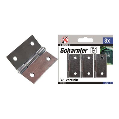 BGS-80915 | Scharnier-Satz 50 x 50 mm 3-tlg