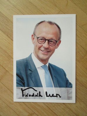 CDU Vorsitzender Politiker MdB Friedrich Merz - gedrucktes Autogramm