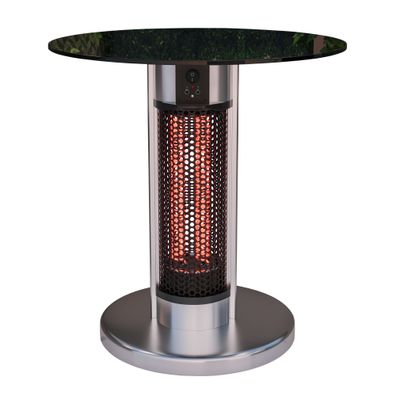 MARA | Glas Tisch Heiz Strahler | Ø 60 cm | 800 & 1600W | Infrarot / Elektro | 2 Hei