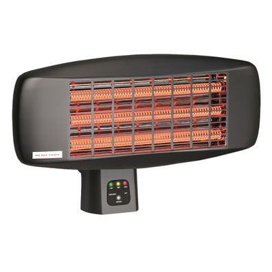 XAVIER | Wandheizstrahler | Schwarz | 2000W | 3 Heizstufen | Heizstrahler Wand, Infr