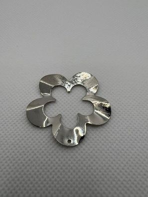 5850 Vintage Rhodium Blumen Schmuckzubehör 37mm