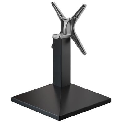 PALMA | Bistro Lounge Tischgestell | Schwarz | Fuß: 50 x 50 cm | Säule: 8 x 40 cm |