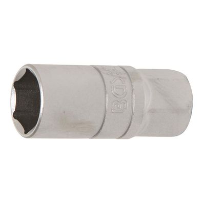 BGS-2470 | Zündkerzen-Einsatz matt verchromt 12,5 (1/2) Antrieb SW 21 mm