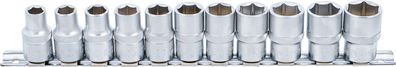 BGS-9106 | Steckschlüsseleinsatz-Set, 12,5 (1/2), 6-kant, 10 - 21 mm, 11-tlg