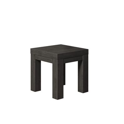 BRASIL | Bistro Sitzhocker | Wenge/Schwarz | B: : 39 x 39 x 45 cm | Gastro Sitzhock